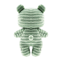 Peluche personnalisée sur mesure, design kawaii, ours gris gras, peluche pour souvenir, merchandising et vente