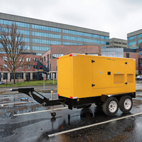Générateurs diesel Perkins 100 kVA, 120 kVA, 150 kVA, 180 kVA, 200 kVA, 220 kVA, groupes électrogènes diesel sur remorque, groupes électrogènes de secours