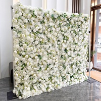Bunga Natal Ulang Tahun dari Rumput Hydrangea, Daun Hijau Tropis Murah, Tanaman Rambat Krep untuk Membuat Bunga Berbingkai untuk Dinding Bunga