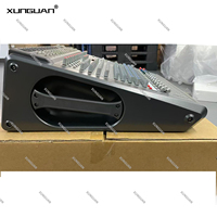 PM1000-2 Mezclador de Potencia de 10 Canales con Cubierta de Hierro, Amplificador de Audio 2*99DSP 2*700W 4ohm 6mono+4stereo 48V Phantom para Escenario/Espectáculo/Concierto