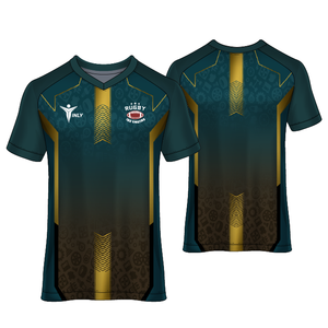 Harga pabrik grosir Polyester sublimasi Kit Rugby kualitas tinggi Jersey Rugby untuk pria - Product Image 3