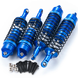 Thay Thế Phía Trước Phía Sau Sốc Hấp Thụ Đầy Đủ Kim Loại Dầu Damper Cho 1/10 RC Crawler <span class=keywords><strong>Slash</strong></span> <span class=keywords><strong>2WD</strong></span> Stampede Hoss Rustler 4X4 <span class=keywords><strong>VXL</strong></span> - Product Image 3