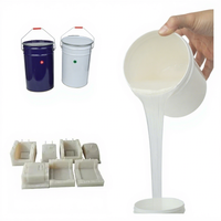 Caoutchouc de silicone à durcissement au platine 50A pour la fabrication de moules en silicone, caoutchouc de silicone liquide RTV-2