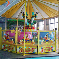 Nouveau design de centre commercial pour enfants Kiddie Amusement Rides équipement électrique rotatif Happy House Joy Spray Ball Car