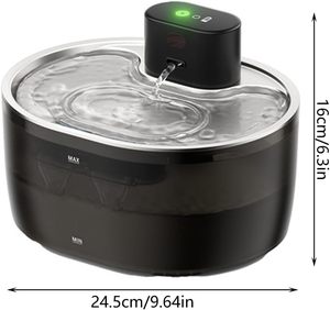 Nouveaux produits pour animaux de compagnie, fontaine à eau sans fil pour chat, batterie 5000 mAh, distributeur d'eau pour chat sans fil - Product Image 3