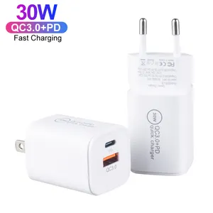 Universele Mobiele Telefoon Usb Lader Adapter QC3.0 Pd 30W Usb C Fast Charger Voor Iphone Samsung Xiaomi