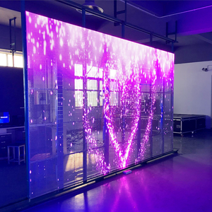 Hiệu Suất Ổn Định Thương Hiệu Chuỗi Cửa Hàng Rõ Ràng Glass Video Màn Hình Quảng Cáo P2.6 P3.91 Siêu Sáng Trong Suốt <span class=keywords><strong>LED</strong></span> Hiển Thị Tường - Product Image 4