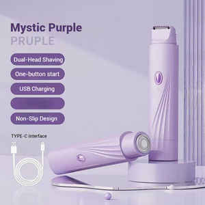 Novedades al por Mayor: Depiladora Recargable Sin Dolor para Cuerpo y Rostro, Depiladora de Doble Cabezal para Mujer - Product Image 1