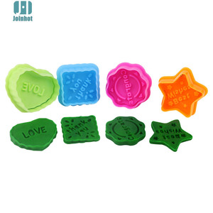 Joinhot 4 Piece Silicone Baking Mold Set Heart Star Square Shapes For Cake Making Food Safe Reusable - Product Image 2