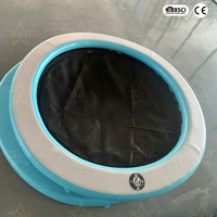 Anillo Flotante Redondo, Hamaca Inflable Acuática de 8 pies, Flotadores Inflables para Lago con Tecnología Dropstitch para Adultos y Niños