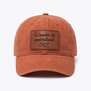 "Premium 6-Panel Canvas Baseball Cap Custom Leather Patch Logo Outdoor Sport Hat Manufacturer Wholesale Bulk" - Product Image 2