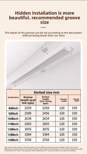 Im lặng cơ giới tường màn hình 72 "4K alr màu sắc rực rỡ chống Curl công nghệ ứng dụng thông minh điều khiển màn hình chiếu - Product Image 5