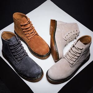 Stivali da <span class=keywords><strong>Uomo</strong></span> Marroni alla Moda in Pelle Scamosciata Stivali da Cowboy Classici per il Tempo Libero da <span class=keywords><strong>Uomo</strong></span> <span class=keywords><strong>Stivaletti</strong></span> Caldi in Pelliccia da <span class=keywords><strong>Uomo</strong></span> in Pelle Taglie Forti 48 Bota Masculina - Product Image 3