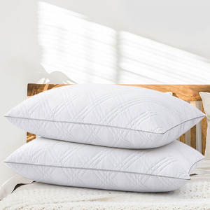 Prix <span class=keywords><strong>de</strong></span> gros d'usine Oreiller <span class=keywords><strong>de</strong></span> <span class=keywords><strong>lit</strong></span> matelassé Oreiller d'hôtel standard doux blanc en microfibre pour hôtel - Product Image 5