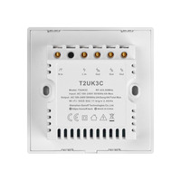 Interrupteur domotique intelligent Sonoff T2 TX Serious 1 Gang EU UK US Interrupteur Wifi intelligent Interrupteur mural intelligent Sonoff