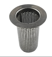 Filtre en fil de métal perforé en acier inoxydable à double couche