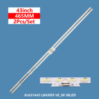 Nouvelle bande de rétroéclairage LED pour téléviseur LB43055 V0_00 36LED pour réparation d'écran de téléviseur XBR-43X800H