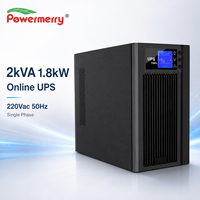 Onduleur monophasé en ligne 2kVA 1.8kW 220Vac 50Hz pour salle serveur, équipement réseau, bureau et projets de secours d'alimentation informatique européens