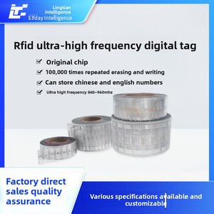 Etiqueta RFID UHF Impinj M830, Chip de Producción Nacional, Adhesivo KU7 de Alta Adhesión, 868-956 MHz, 100,000 Ciclos de Lectura/Escritura para Hoteles - Product Image 5
