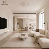 Muebles para el Hogar de Estilo Moderno al por Mayor, Personalización Integral de la Casa, Juego de Muebles a Medida Directo de Fábrica