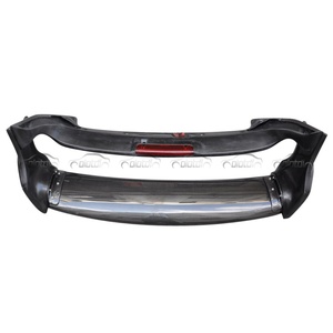 VS Style Carbon Fiber+FRP Rear Trunk <b>Boot</b> Lip Wing With LED Light Roof Spoiler for Subaru Impreza WRX STI - Product Image 6