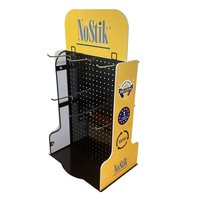 Exhibidor Giratorio de Metal con Iluminación LED para Joyería, Accesorios de Mano y Tarjetas, para Promoción en Mostrador de Supermercado