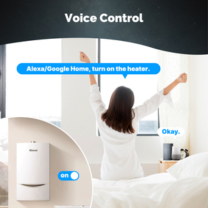 Interruptor Inteligente para Calefacción y Aire Acondicionado MOES Tuya 20A ZigBee, Monitor de Alta Carga Eléctrica, Control Remoto por Aplicación, Compatible con Alexa y <span class=keywords><strong>Google</strong></span> - Product Image 2