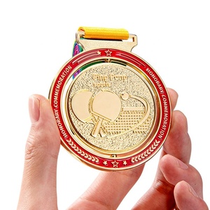 Médailles en métal électroplaqué sur mesure, plaques de championnat personnalisées, marathon, basketball, football, badminton, événements sportifs - Product Image 5