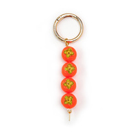 Groothandel kleurrijke hars fruit kralen tasbedel geassorteerde mini simulatie fruit kralen tasbedel sleutelhanger tas hanger accessoire