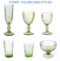 Vente en gros, verres à vin vintage, champagne rouge, verres à bière, lot de 6
