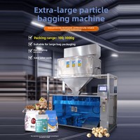 Machine d'emballage entièrement automatique pour sachets de granulés (grains de café, jujubes rouges, graines de lotus, œufs de poisson, champignons séchés) - Alimentation par vis