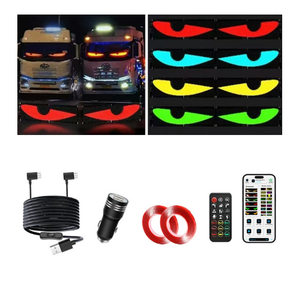 สินค้าใหม่ 12-24V DC 12*59.5ซม. จอแสดงผล LED RGB แบบยืดหยุ่น แผงพิกเซลเมทริกซ์ ใช้ได้กับรถยนต์ทั่วไป ไฟวงแหวนอเนกประสงค์ - Product Image 6