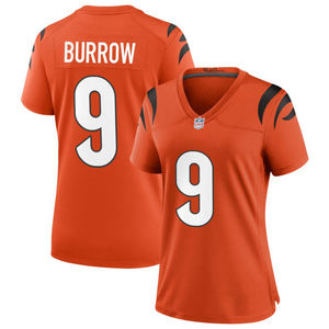Maillot de football américain personnalisé pour femmes adultes, taille plus, été, Cincinnati, logos cousus, détails brodés, uniformes de sport - Product Image 5