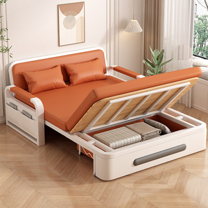 EU <b>Bed</b> Folding Dual-use New Small-sized Adult Retractable Living Room <b>Single</b> <b>Bed</b> Balcony Corner <b>Bed</b> - Product Image 4
