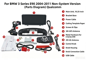10.25 Inch Dual <b>System</b> Android Car Radio for BMW 1 Series 2006‑2011, Retain Original Car <b>System</b> HD Touch Screen Head Unit - Product Image 2
