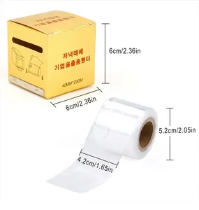 Disposable Tattoo <b>Plastic</b> Film <b>Wrap</b> 42mmx200mm Clear PMU Microblading Eyebrow Lip Protective Cover - Product Image 2