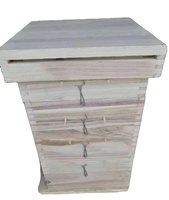 Ruche Langstroth en bois pour l'équipement d'apiculture, en pin/paulownia, 8 ou 10 cadres avec boîte profonde, prix abordable