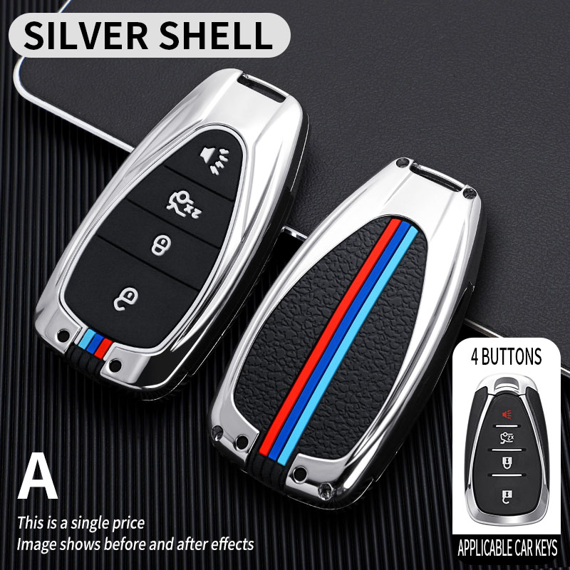 4 Button Gun Silver