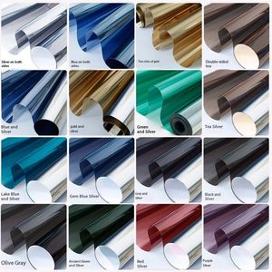 Rouleau de film solaire décoratif auto-adhésif en PET pour fenêtres, style moderne, protection unidirectionnelle, finition opaque teintée - Product Image 6