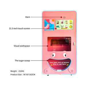 Máquina Expendedora de Globos con Pantalla Táctil, Múltiples Opciones de Pago (Código QR), Capacidad para 360 Globos, Colorido, para Centros Comerciales - Product Image 3