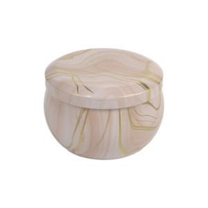 علبة هدايا معدنية دائرية من الصفيح جاهزة للشحن لتعبئة الشاي والحلوى والبسكويت وشموع العلاج العطري وعطور الجيب والحرف اليدوية - Product Image 4