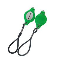Gantungan kunci senter sepeda/lampu led mini kustom kualitas tinggi