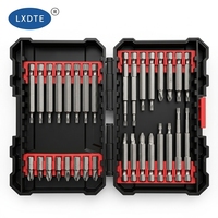 Juego de Destornilladores Magnéticos Eléctricos de Alta Calidad LXD, 32 Piezas, Brocas de Acero de 1/4 de Pulgada, Estuche Rígido OEM, Multifuncional, para el Hogar