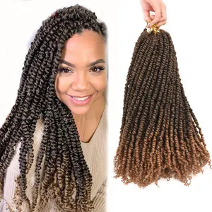 Hot Sell 24 Zoll neue Mode Free tress Hair Crochet Braid Braids für Afro-Frauen Pre Twisted Passion Twist Hair