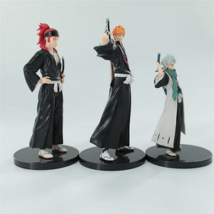 14-18CM 3 unids/set Anime <span class=keywords><strong>Bleach</strong></span> figura Kurosaki Ichigo Hitsugaya Toushirou PVC colección <span class=keywords><strong>Manga</strong></span> figurita Juguetes - Product Image 4