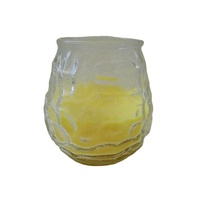 Bougeoir de cheminée en verre transparent Offre Spéciale DGV support votif pour les occasions de Noël