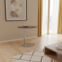 Table Basse Ronde en Métal Doré au Design Moderne, Personnalisable, Décorative et Écologique – Prix Usine
