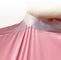 Sacs d'expédition en polyéthylène de luxe UniOne, sacs postaux personnalisés avec logo rose et or, sacs d'expédition en plastique