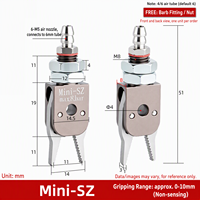 Bras robotique miniature série JD Mini SZ/SY, pince pneumatique industrielle pour automatisation, EOAT à détection magnétique