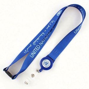 Wholesale Silk Screen Printing Cheap Custom Lanyard With Badge Reel - Product Image 6